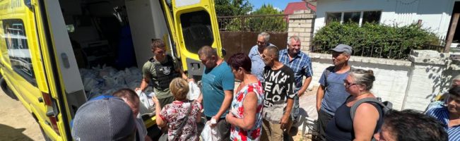 Підтримка постраждалих Херсонців від Місії Милосердя