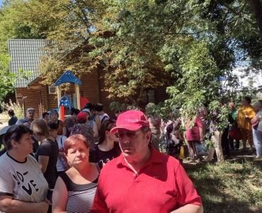У столиці відбулася щотижнева видача гуманітарної допомоги для 100 родин вимушених переселенців