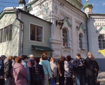 Соціальний відділ УПЦ надав гуманітарну допомогу 100 родинам переселенців у Києві